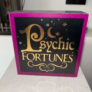 Psychic Fortunes Decorative Halloween table top box sign